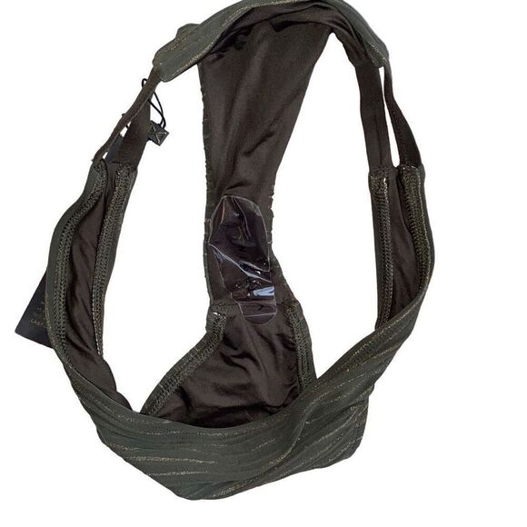 Vitamin A NWT 2 Piece Set Bikini Neutra California Cut Hipster Halter Bralette - Picture 3 of 12